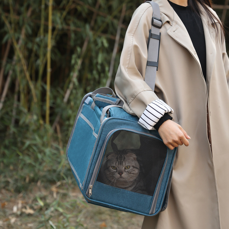 Beni Pet Large Capacity Portable Breathable Animal Carrying Bag - Ideal For Cats and Dogs