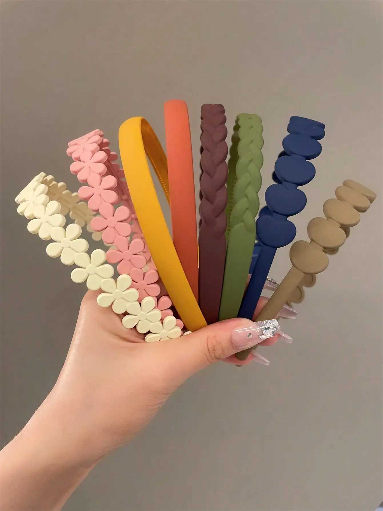 8 pieces wens band Wavy band teeth band clip Wens hair clip pressure hair tie usually for daily use X250812