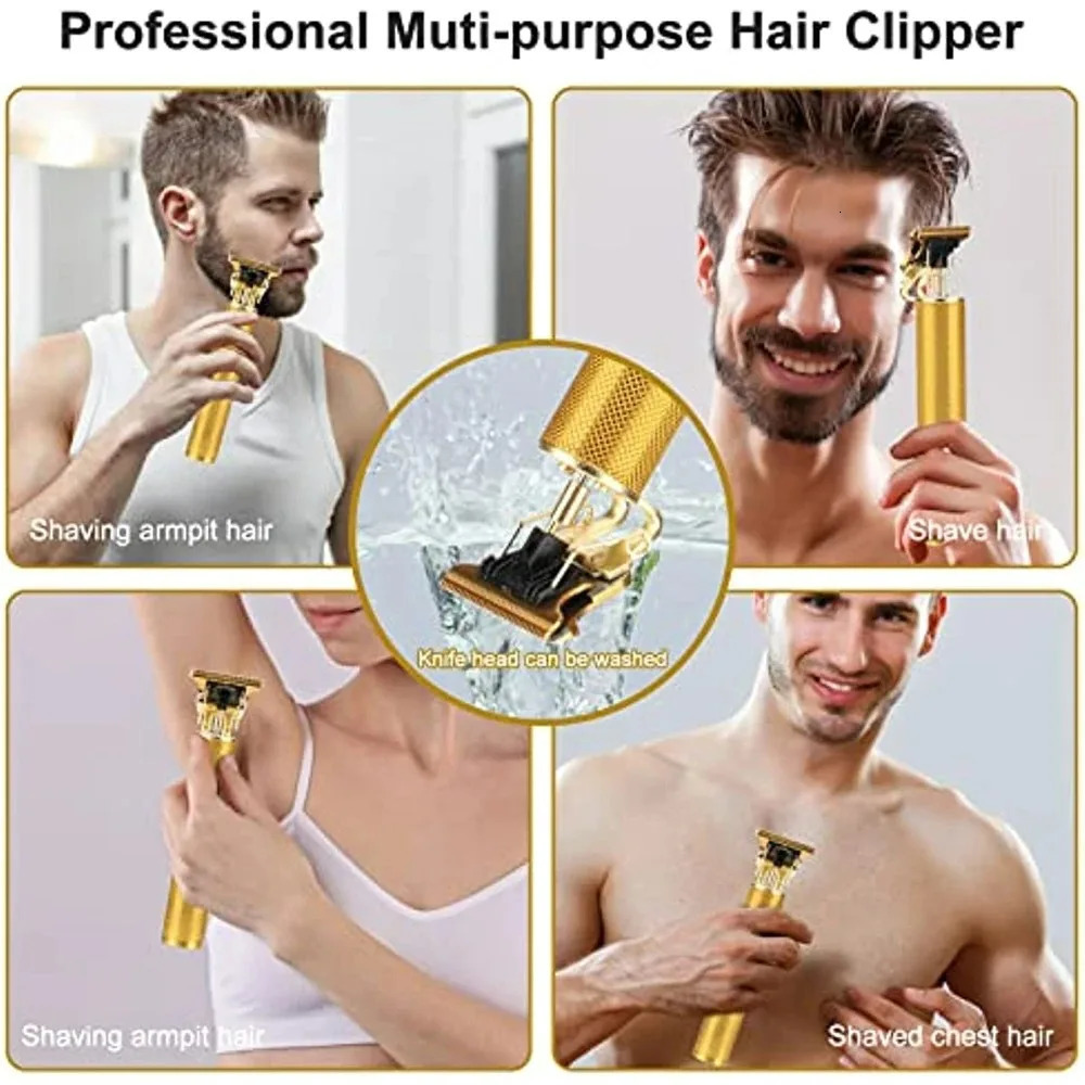 Cutting Rechargeable Barber Trimmer For Men Electric Professional Beard Hair Clipper Shaving Machine 250724 C260312