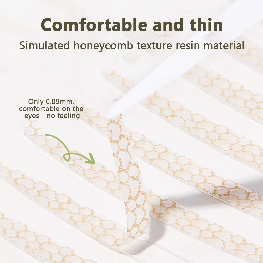 GECOMO 120/240 Invisible Double Eyelid Stickers Natural Traceless High Adhesive Waterproof Single Eyelid Tapes Beauty Tool 250807