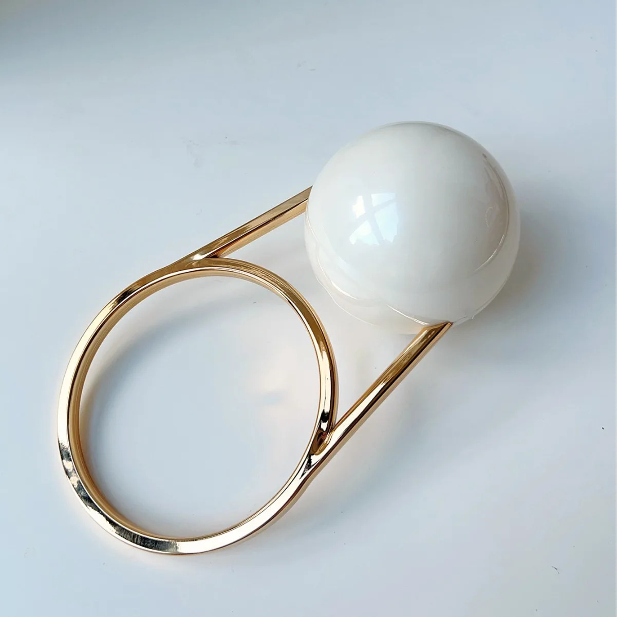 Round Ball Womens Handbag er Bowling Bag pvc Mini Shoulder Bags Female Purse Fashion Armpit Bag 250809