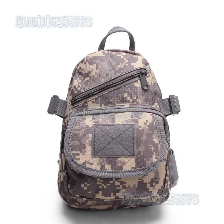 Outdoor New Mens and Womens General Sports Chest Bag Military Fan Tactical Bag Tourism Leisure One Shoulder Backpack Mini Tool Bag H250811
