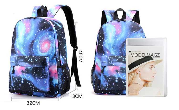3pcs Backpacks Students Schoolbags Pencil Case Shoulder Bags Backpack School Bags Y250811