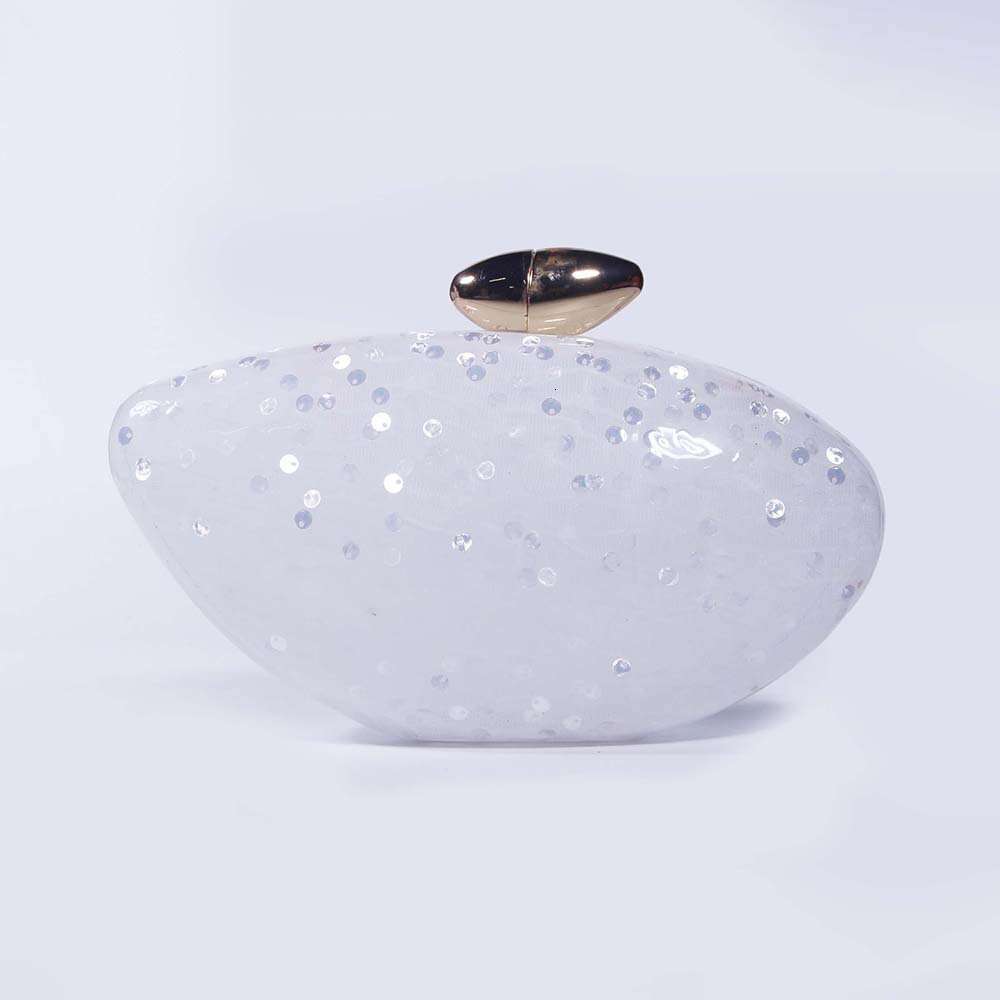 New Transparent Fashion Trend Bullet Head Acrylic Simple Evening Clutch Bag For Women B5
