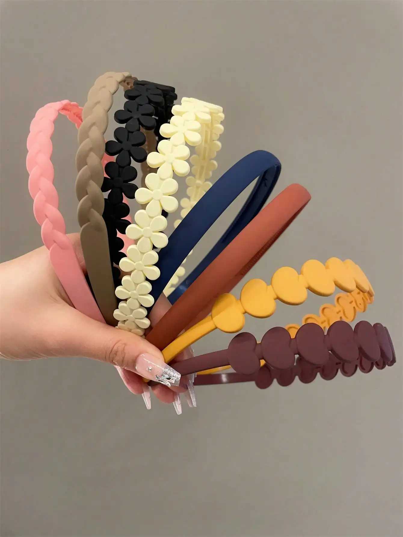 8 pieces wens band Wavy band teeth band clip Wens hair clip pressure hair tie usually for daily use X250812