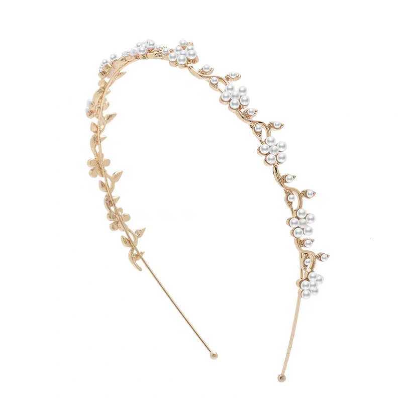Fashion Vintage Advanced Alloy Pearl Flower Hairband for Girls Elegant Korean Hair Hoops Band Accessories X250812
