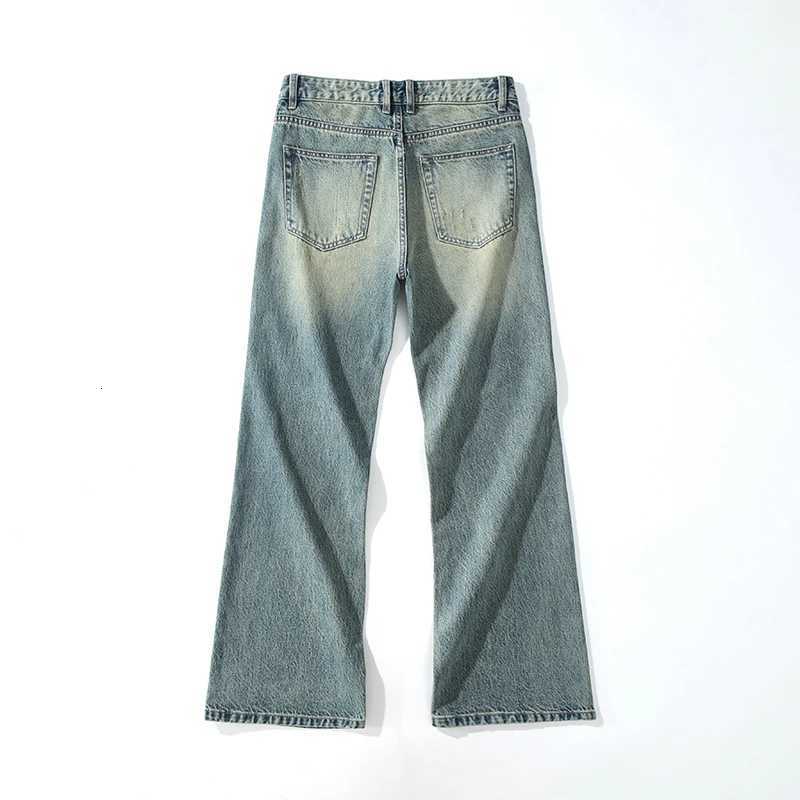 KSTUN Flared Jeans Men Boocut Jean Streetwear Denim Pants Ripped Hollow Out Vintage Jeans Men Distressed Frayed American Style X250812