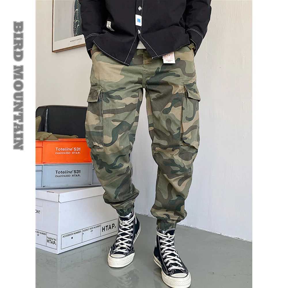 Spring Autumn Streetwear American Casual High Quality Camouflage Cargo Pants Men Clothing Harajuku Tactical Jogging Trousers X250812
