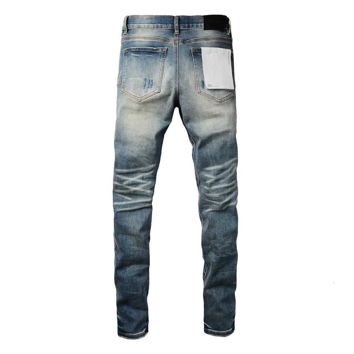 American Jeans High Street Ripped Blue Jeans 9055 Pants X250812