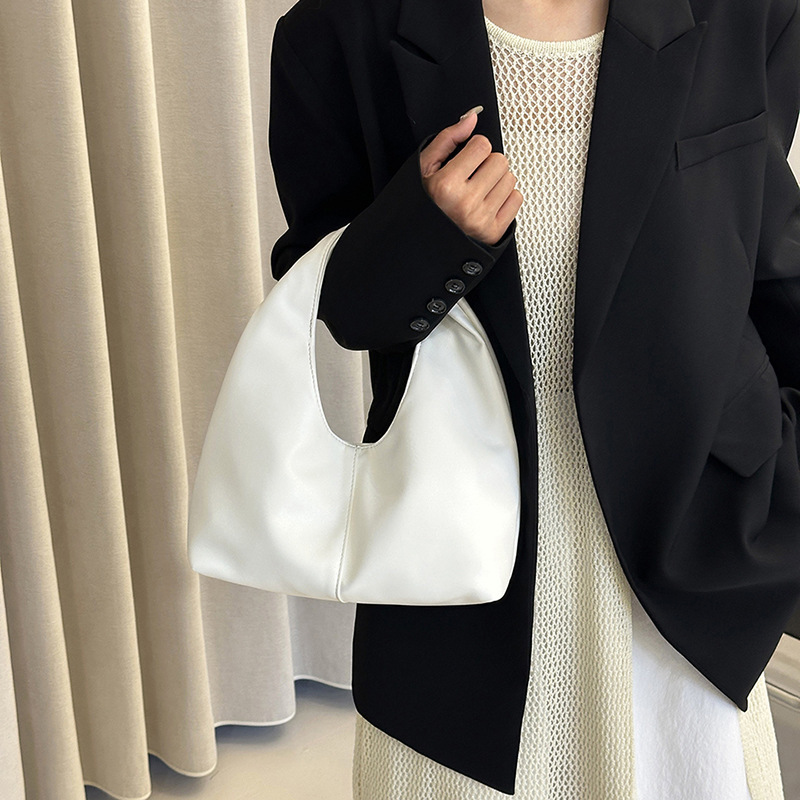 Designer Luxury Bags, Retro Underarm Bags, Single-shoulder Luxury Bags, Women's Pleated Bags, Retro Casual Women's Bucket Bags, Handbags