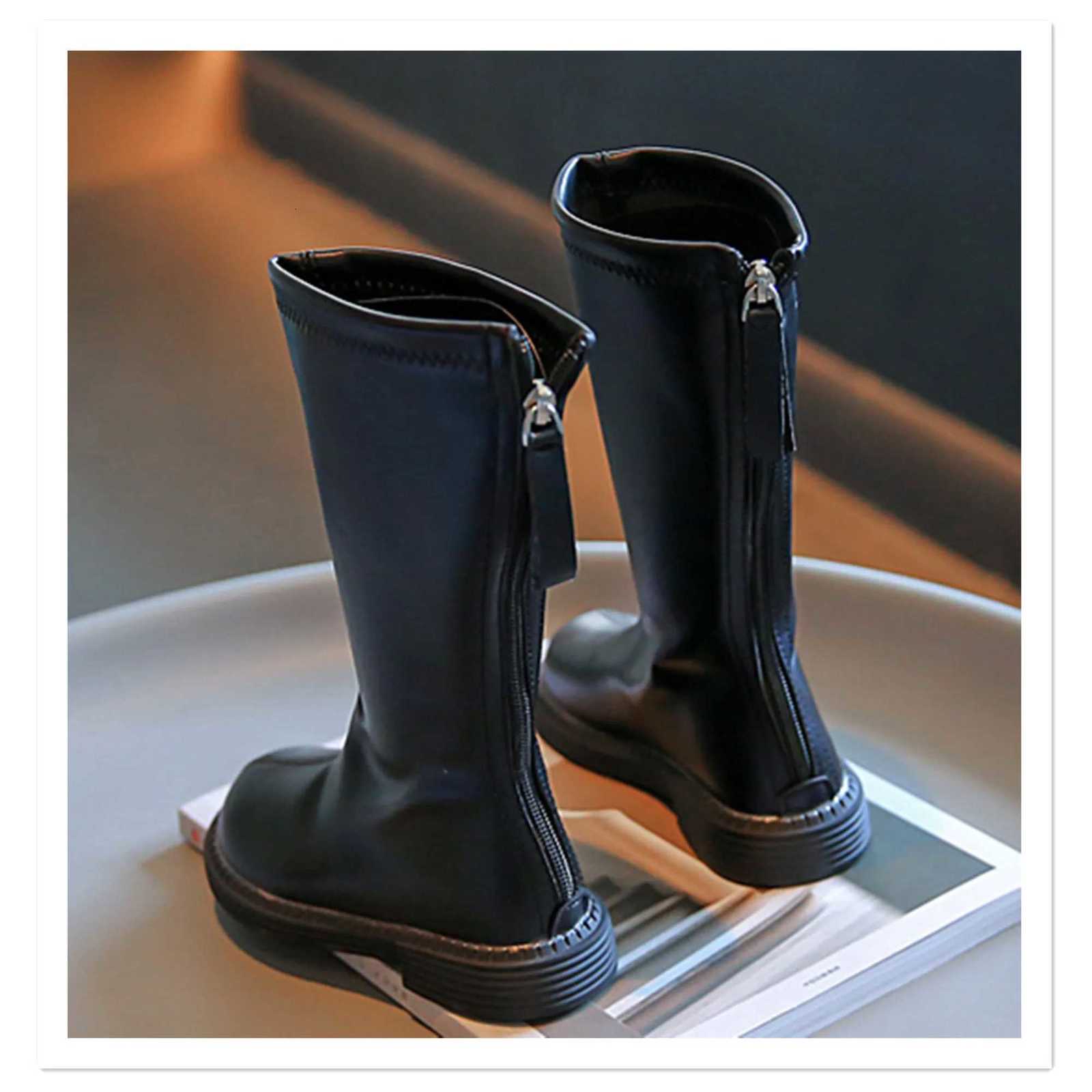 2025 Autumn/Winter New Korean Fashion Girls Long Tube Boots Knight Boots Plush Princess Boots Warm Two Cotton High Tube Boots XJ250812