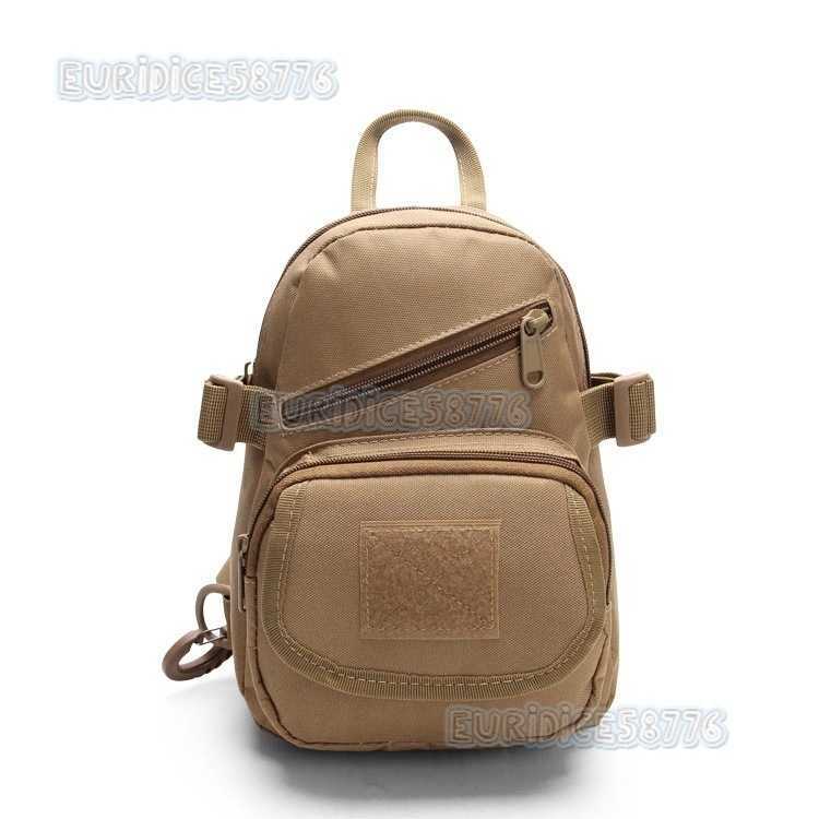 Outdoor New Mens and Womens General Sports Chest Bag Military Fan Tactical Bag Tourism Leisure One Shoulder Backpack Mini Tool Bag H250811