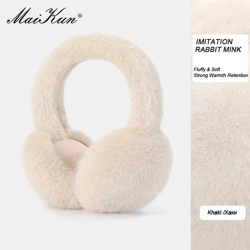 Maikuns New Thermal Earmuffs All-Match Autumn Winter Cycling Thickened Ear Bags Imitation Rabbit Marten Ear Muffs XJ250812