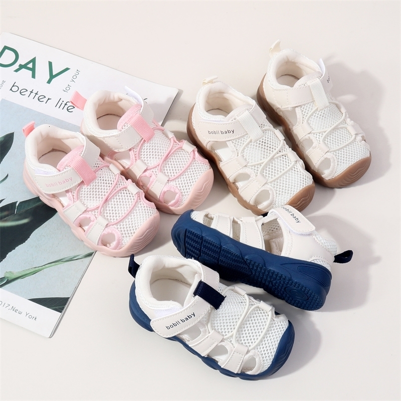 Selling Summer Breathable Mesh Sandals Baby Unisex First Walking Fashionable n Toddler Shoes 02Y BM508L w250725