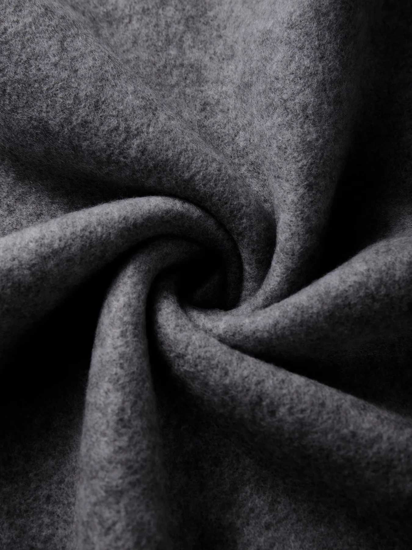 Coffee Because Murder Is Wrong Printed Male Sweatshirt Street Fur-Liner Pullovers Fleece Autumn Mens Tracksuit Crewneck Clothes Y250811