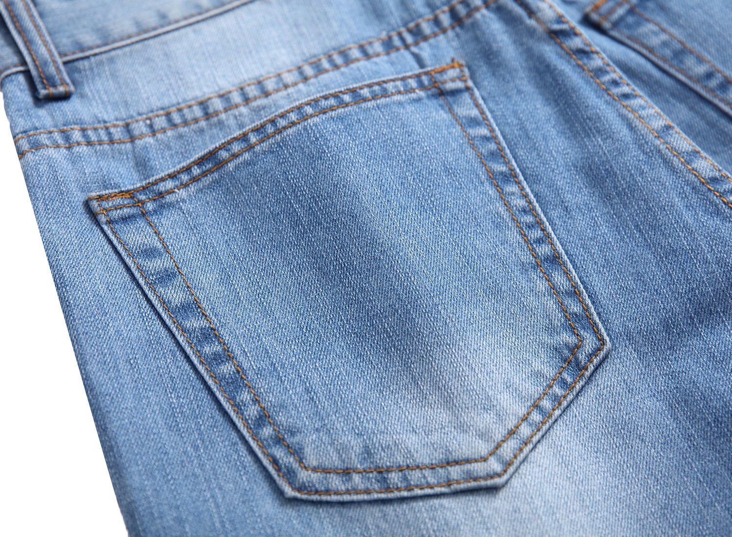 Men's Ripped Regular Straight Leg Fit Jean