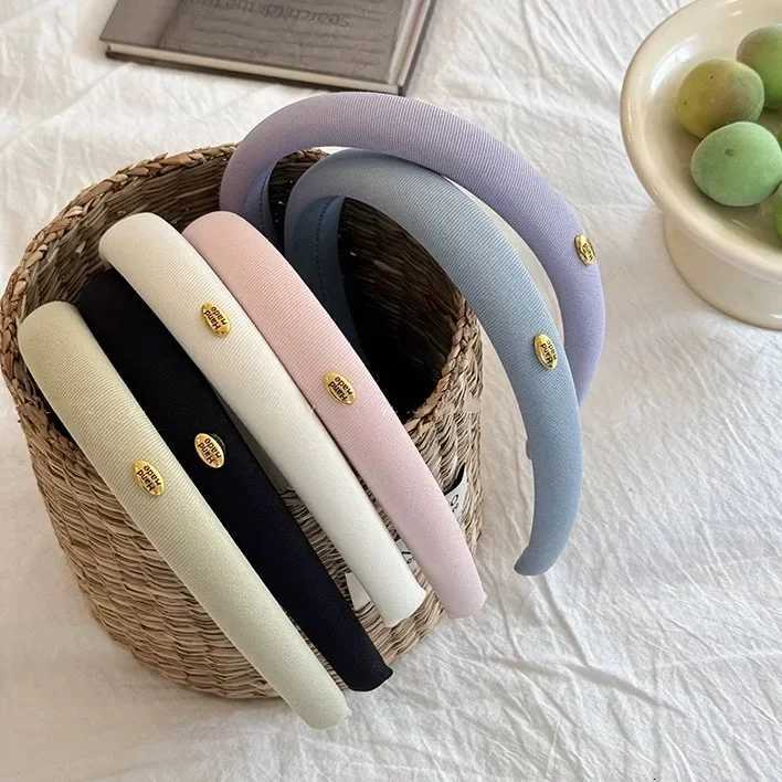 Rantic Spring Pure Color Gold Label High Hairline Band Wens Versatile Outdoors Hair Accessories New Year Style X250812