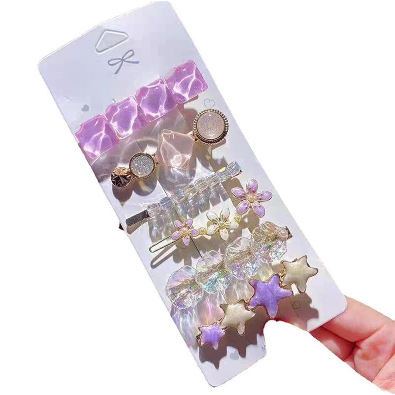 Internet Celebrity Pearl Elegant Girl Broken Back of Head Top Side Hair Accessory Women Bangs Clip