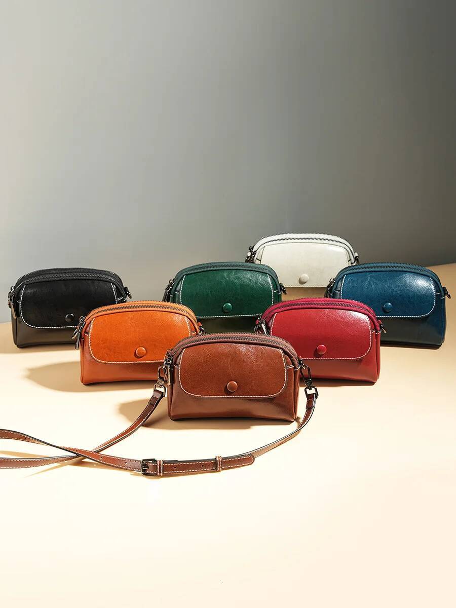 2025 Small Shell bag leather lipstick Pouch lady cellphone purse designer shoulder crossbody handbag mini ddmymarket