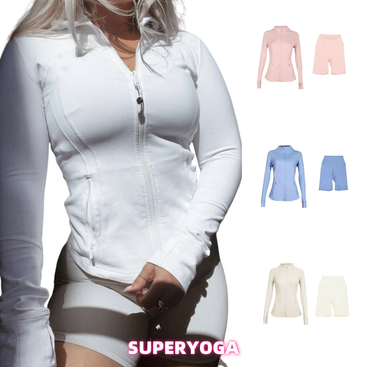 New 11A quality jackets full mark shorts women yoga set gym running exercise casual outdoor sports highly elastic and comfortable luluness lemonlies set