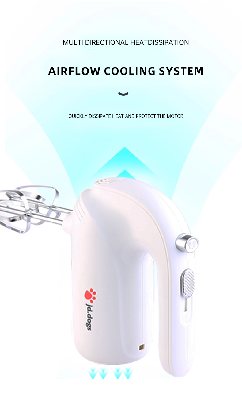 Multi-Speed Handheld Electric Mixer - Compact Egg Beater for Baking, Cream Whipping & Dough Mixing LY-602