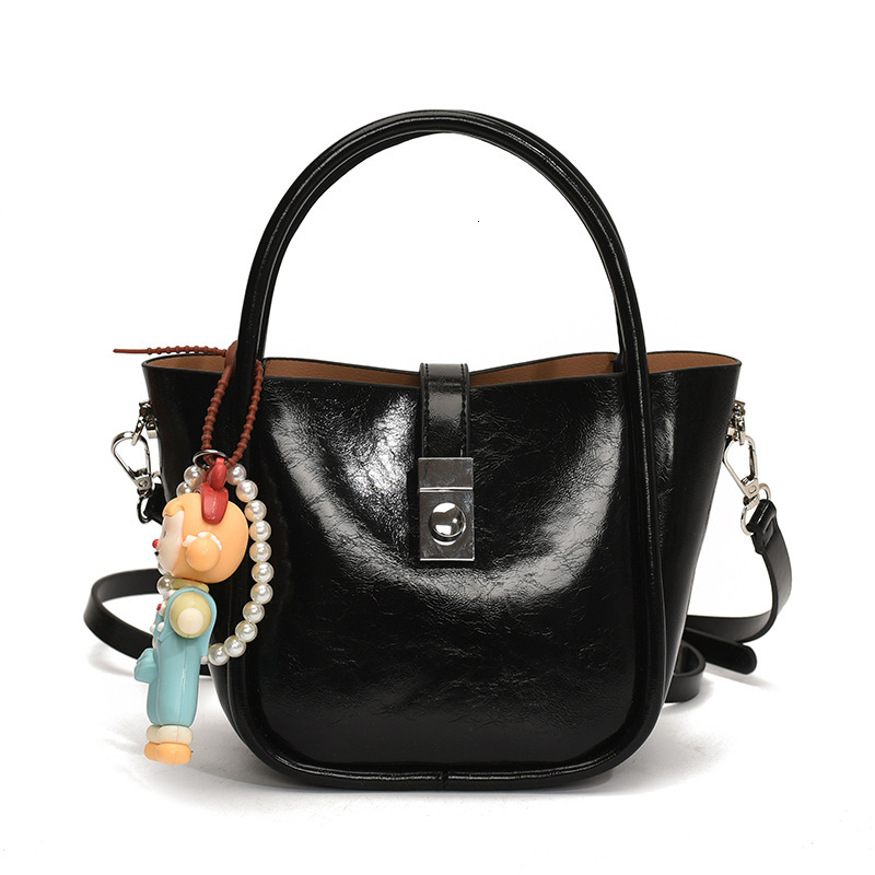 Trendy High-End Style Basket for Women Spring Summer New Fashionable Versatile Casual Handheld Bucket Bag