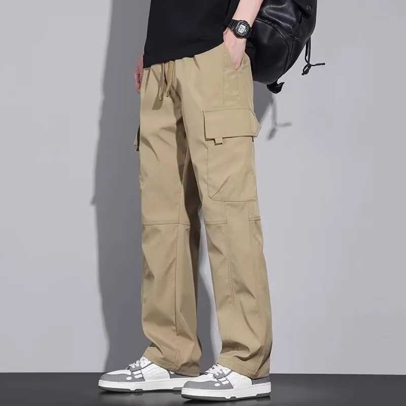 American Retro High Street Work Pants Mens Straight Leg Wide Leg Casual Pants 2024 New Fashion Trend Ins Pants X250812