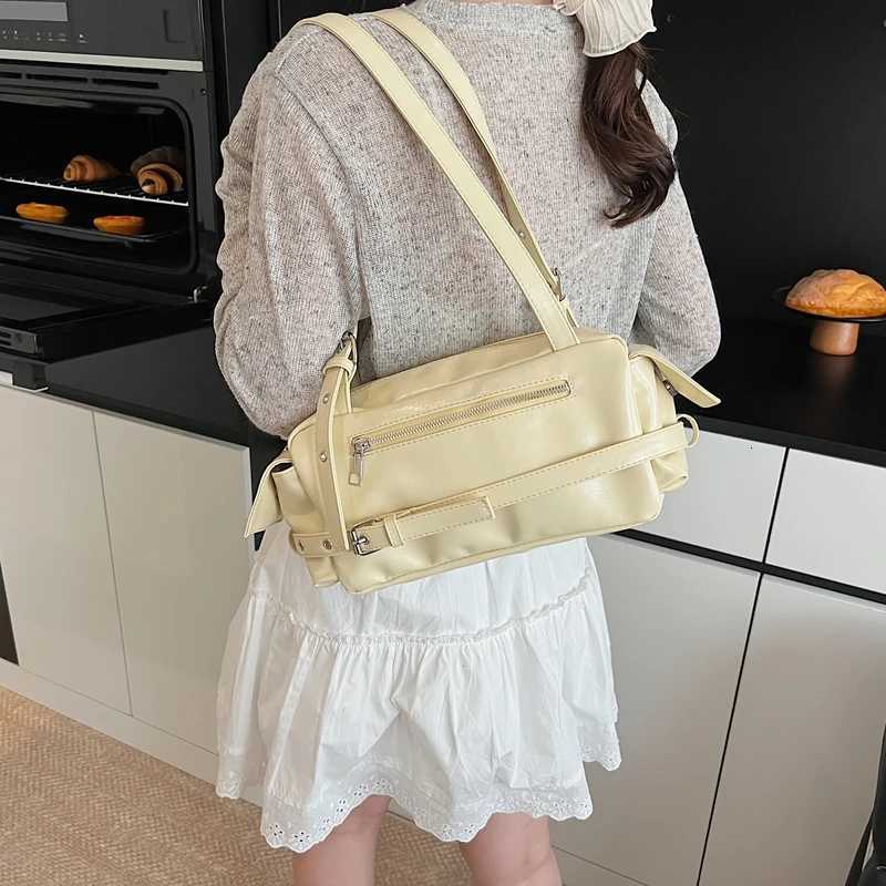 LFTSID Trendy PU Leather Shoulder Bag 2025 Y2K Summer Underarm Bag Daily Square Bag Casual Ladies New in Handbags and Purses Z250812