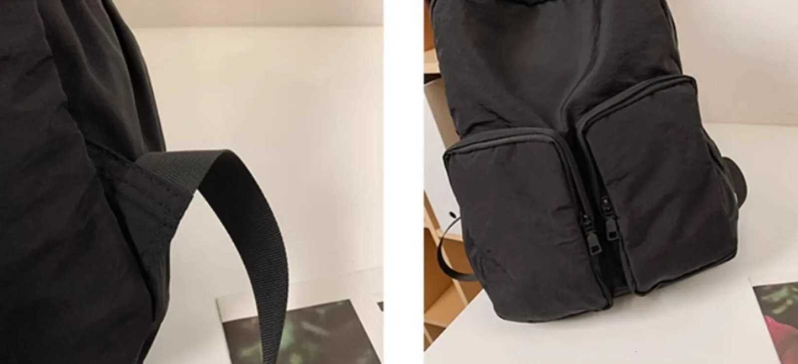 Japanese Preppy Grunge Solid Y2k Backpack Fashion Women Casual Schoolbags Streetwear Trendy Ins Backpacks for College Students Y250811