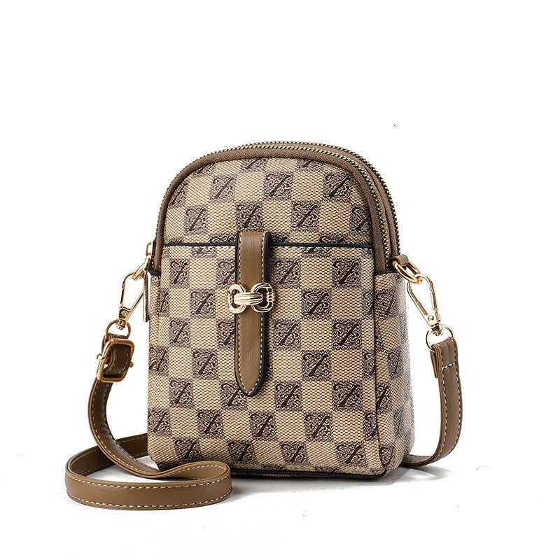 DHpet_wholesale Mini Vintage Crossbody Bag - Retro PU Shoulder Purse for Women, Small Phone Bag with Zipper (4 Colors)