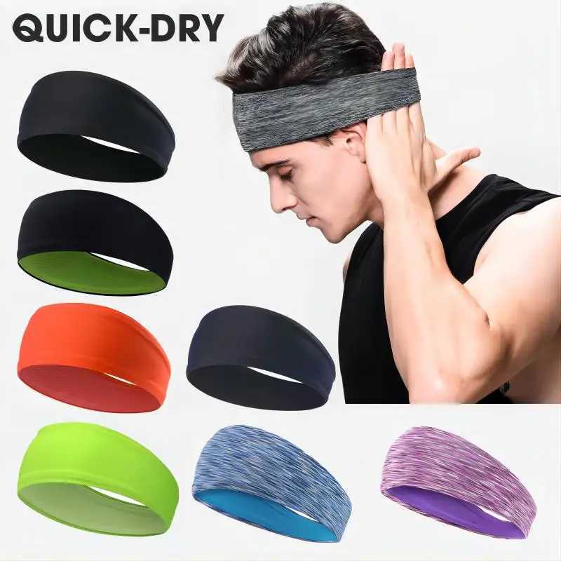 Sports Sweatband for Men Breathable Mesh Design Elastic Hairbands Yoga Bands for Running Yoga Fitness Workout X250812