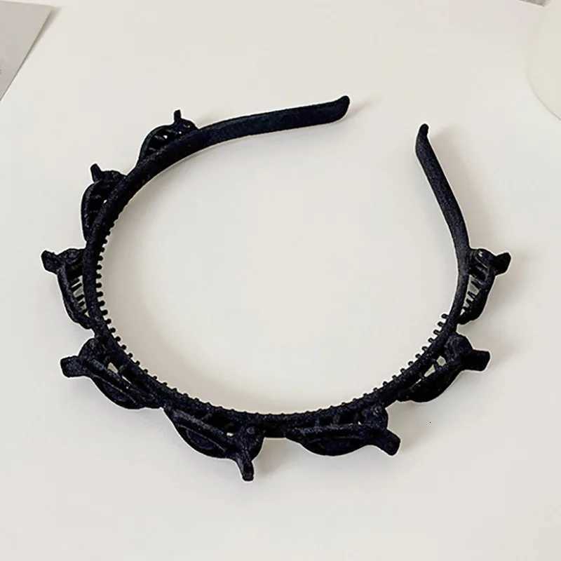 2024 Selling New Styles Fashion Wave Resin All-match Scrub Velvet Hair Band for Women Girl Hair Accessories X250812