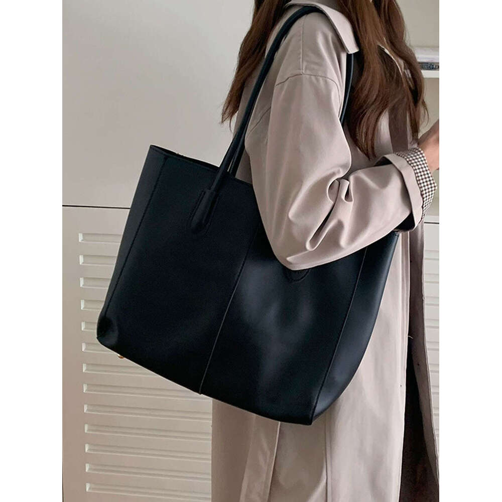 New Fashion Versatile Textured Commuter Women's Large Capacity Mother-Daughter Two-Piece Set Single Shoulder Tote Bag B5