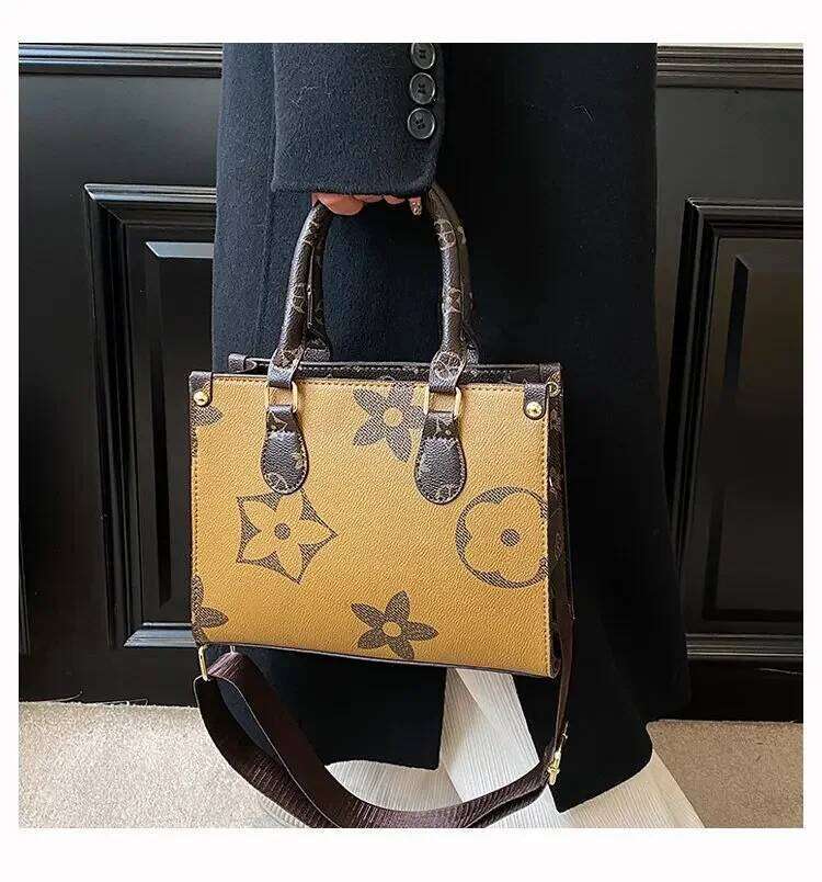 Hot Selling New PU leather portable zipper women's bag large capacity design handbag women's chain strap crossbody bag