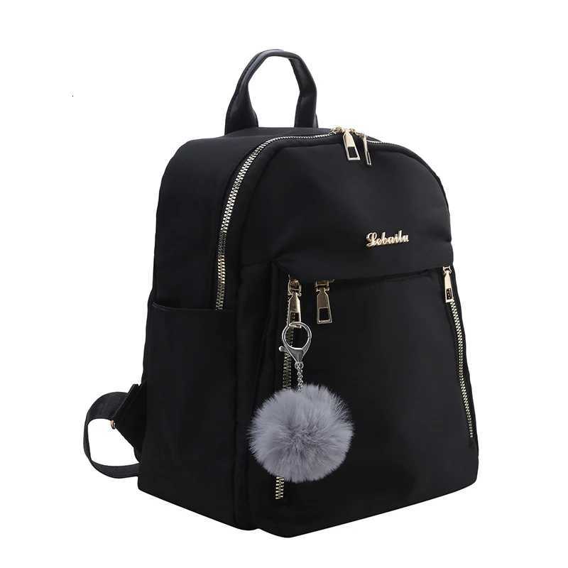 Womens Large Capacity Backpack Fashion Casual Multi-Pocket Lightweight Trend High Quality Student Womens Travel Backpack Y250811