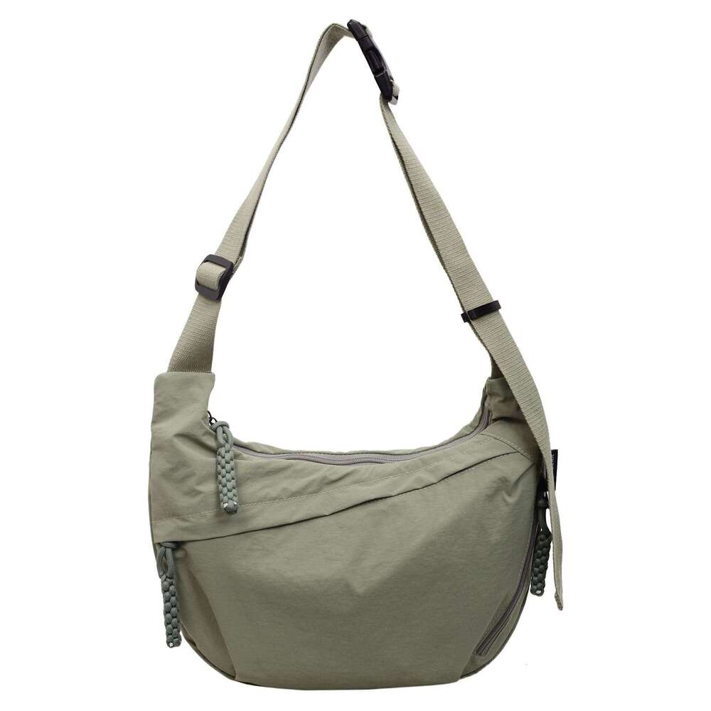 Fashion Cloth Single Shoulder for Female Students 2025 Summer New Casual Tote Large Capacity Class Dumpling Bag