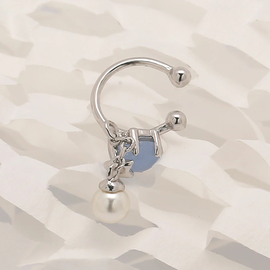 JHJT Nose Ring Piercing False Earring Rings Studs Nose Cuff Women Clip Body Jewelry 250807