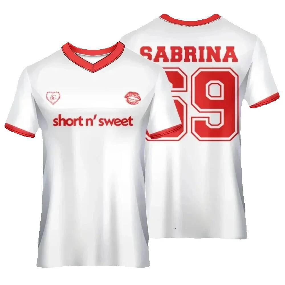 Sabrina Carpenter Fan Jersey 2025 Chinese New Year/Summer Sportswear for Men and Women 3D Printed T-shirt