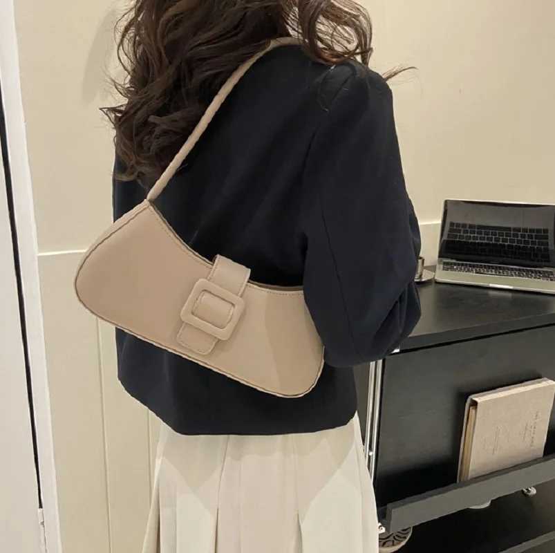 Fashion Solid Womens Shoulder Bag Artificial Leather Square Underarm Bags Ladies Handbags for Daily Use Z250812