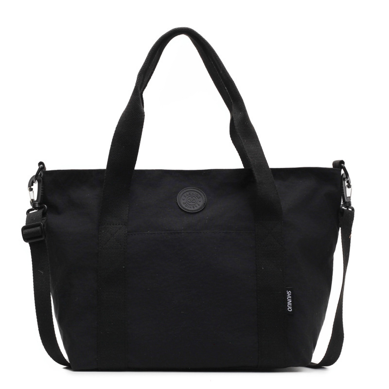 Canvas Casual Large Capacity Women Spring Summer New Handheld Tote for Students Class Commuting Crossbody Bag