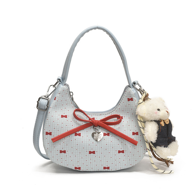 2025 Autumn New Shoulder Bag Niche Design Popular Bow bag Armpit Bag New Light Luxury Crossbody Bag Crescent Bag Autumn New Designer Bag