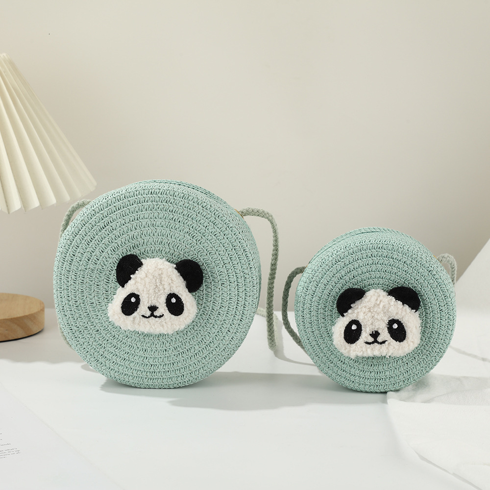 2025 Autumn New Women s Shoulder Bag Red Panda Grass Bag Woven Bag New Grass women s Woven Bag Women s Mini Cute Mobile bag Phone Crossbody Bag Autumn