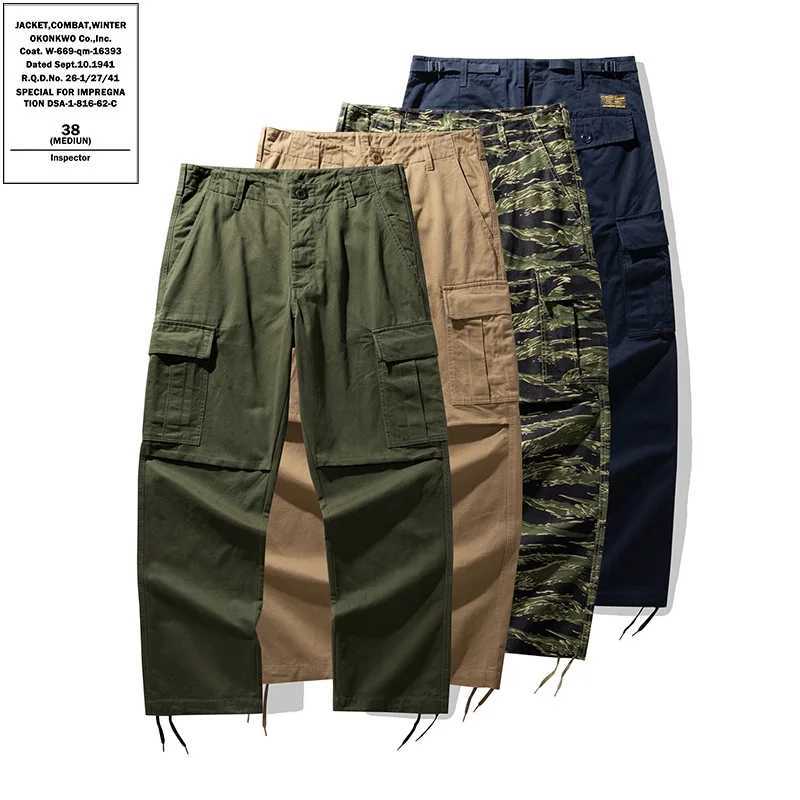 0NKWOM-65 Field Pants M65 Military Trousers Tiger Camouflage M51 Multi-Pocket Overalls X250812