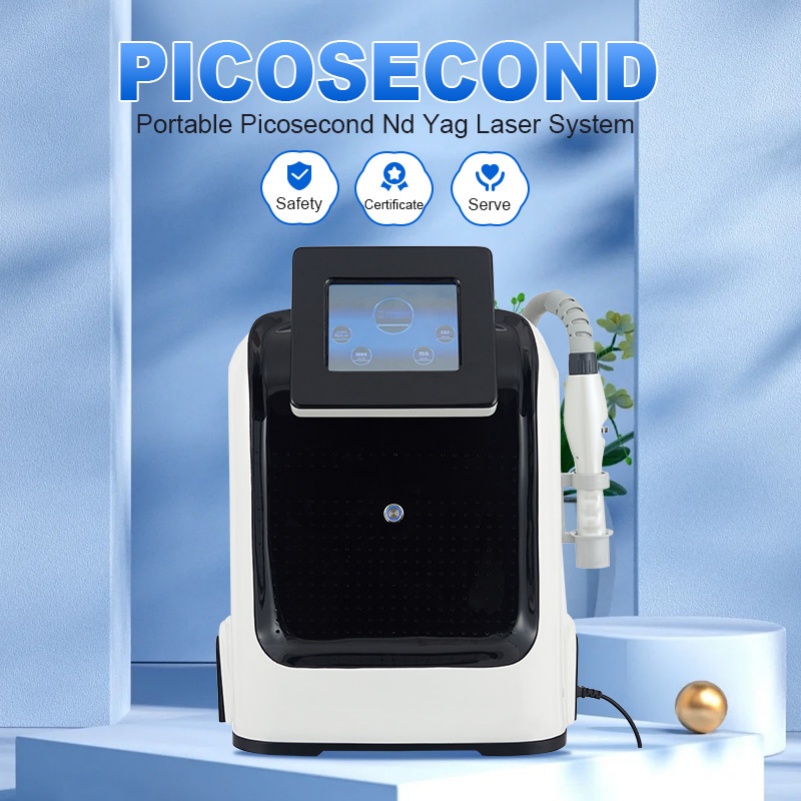 Picosecond Laser Tattoo Removal Machine Spot Freckles Acne Treatment 532/755/1064/1320nm Carbon Peeling Skin Rejuvenation Device