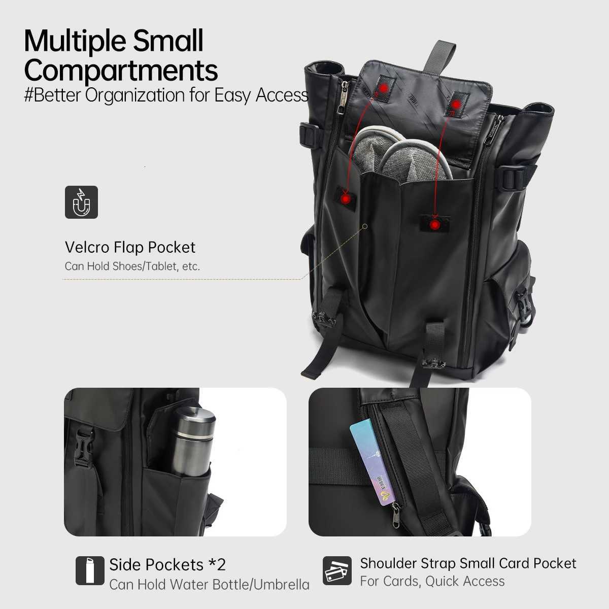 Tigernu Fashion Backpacks Men Korean Style Backpack Cool Knapsack Commuting Bags Travel Backpacks 15.6 Laptop Backpack Male Bags W250812