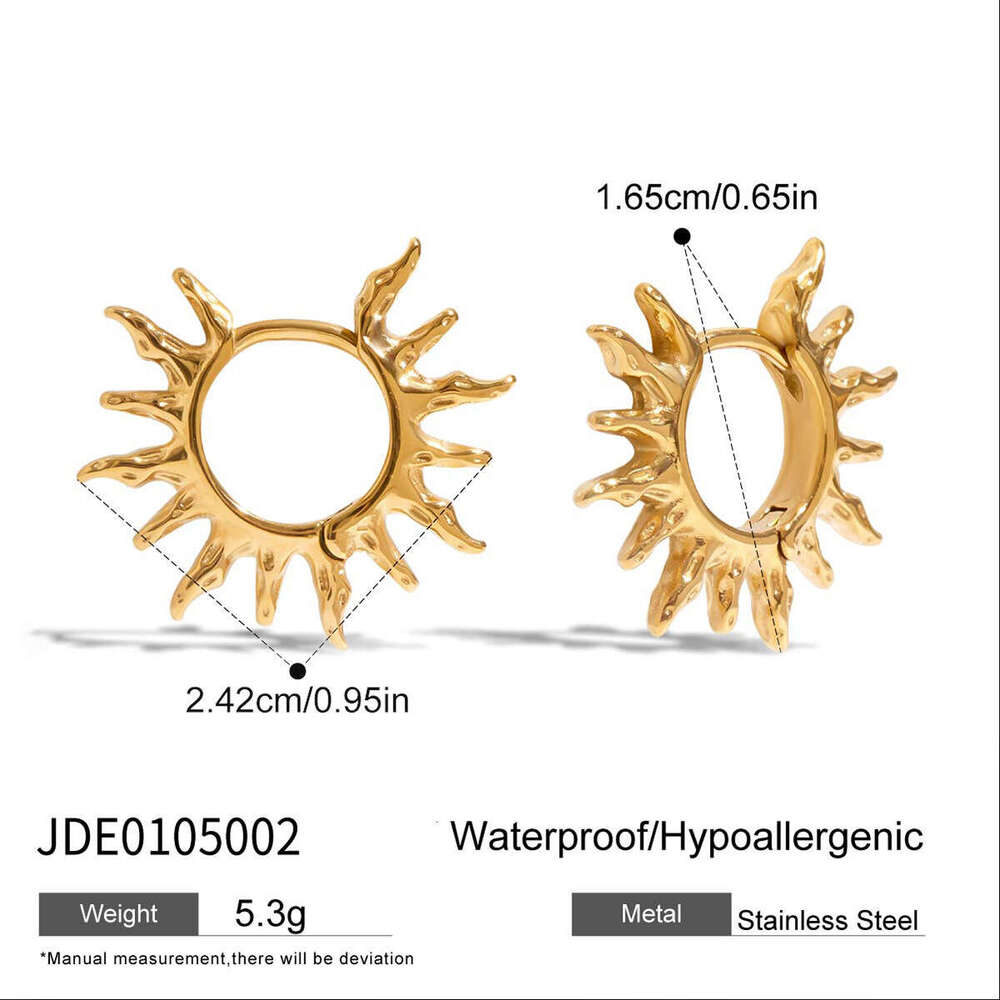 Jewelry Stainless Light High-end Feel Stud Earrs Designer Titanium Designer Steel Ear Jewelry Accessories for Women Non-fad