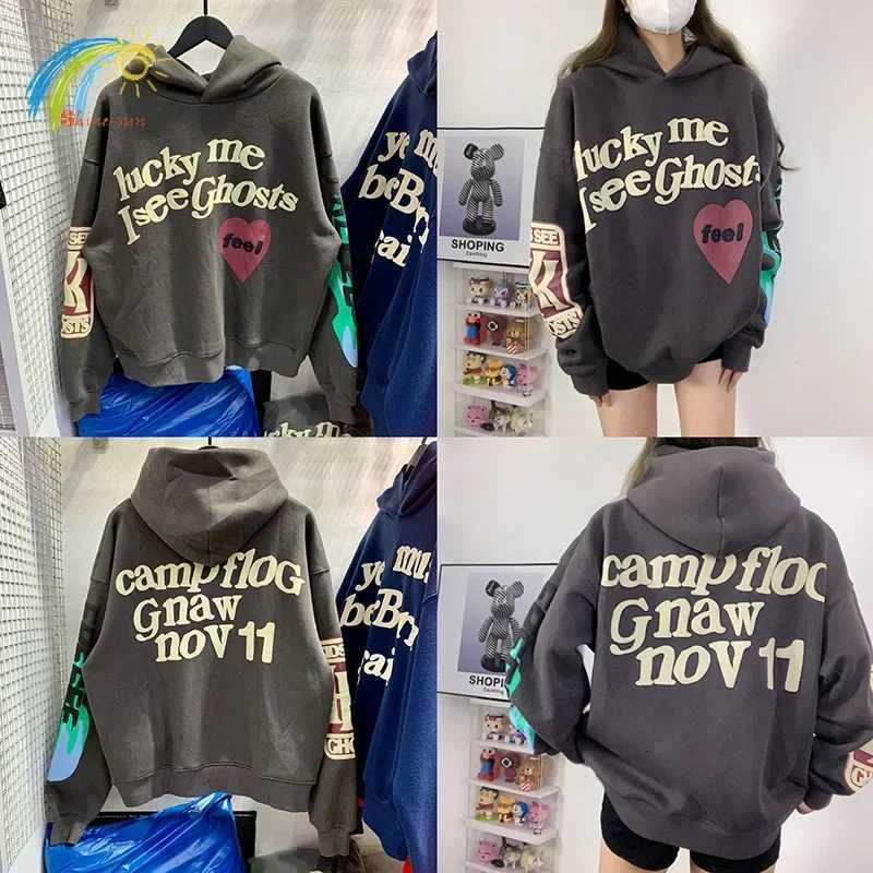25FW Classic Fleece Foam CPFM Kids S Ghosts Hoodie Men Women Best Quality Cotton Oversized Pullovers Hooded X250812