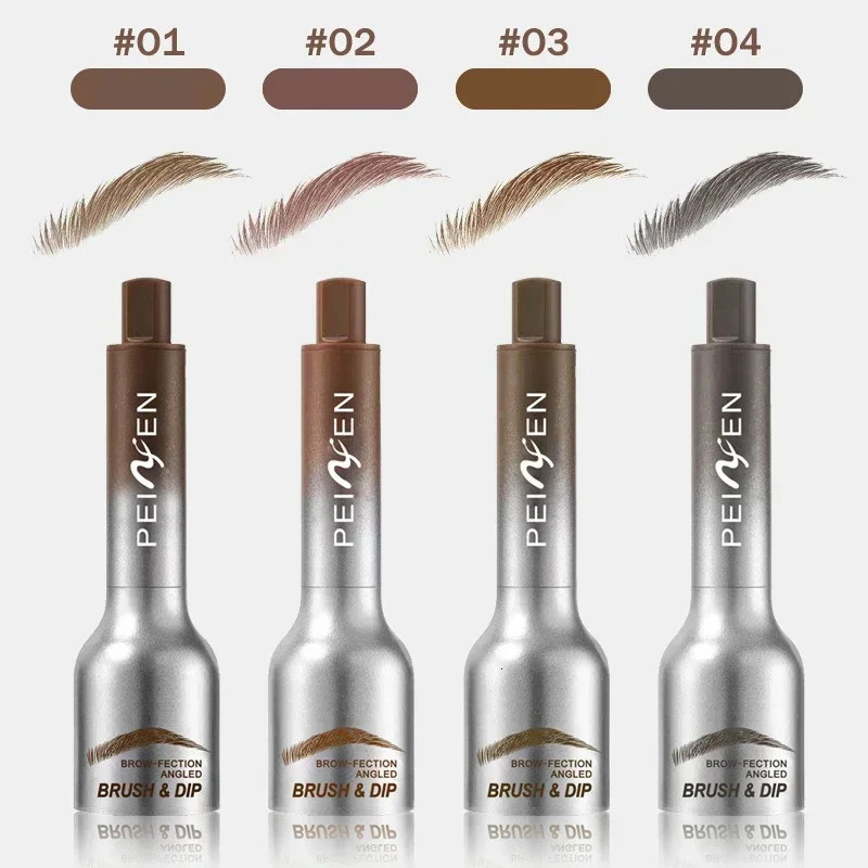 3D Dye Eyebrow Pencil Hairline -smudge Waterproof Lasting Black Brown Brows Large Brush Natural Wild Eyebrow Enhancers Cream 250809