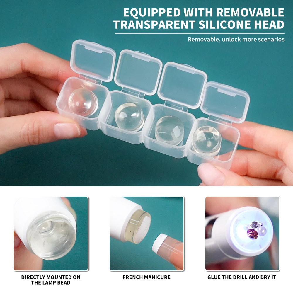 Portable Nail UV LED Lamp Rechargeable for Nails Gel Polish Drying Resin Quick UV Light Lamp for Nails Art Desk Stand Removable 250807