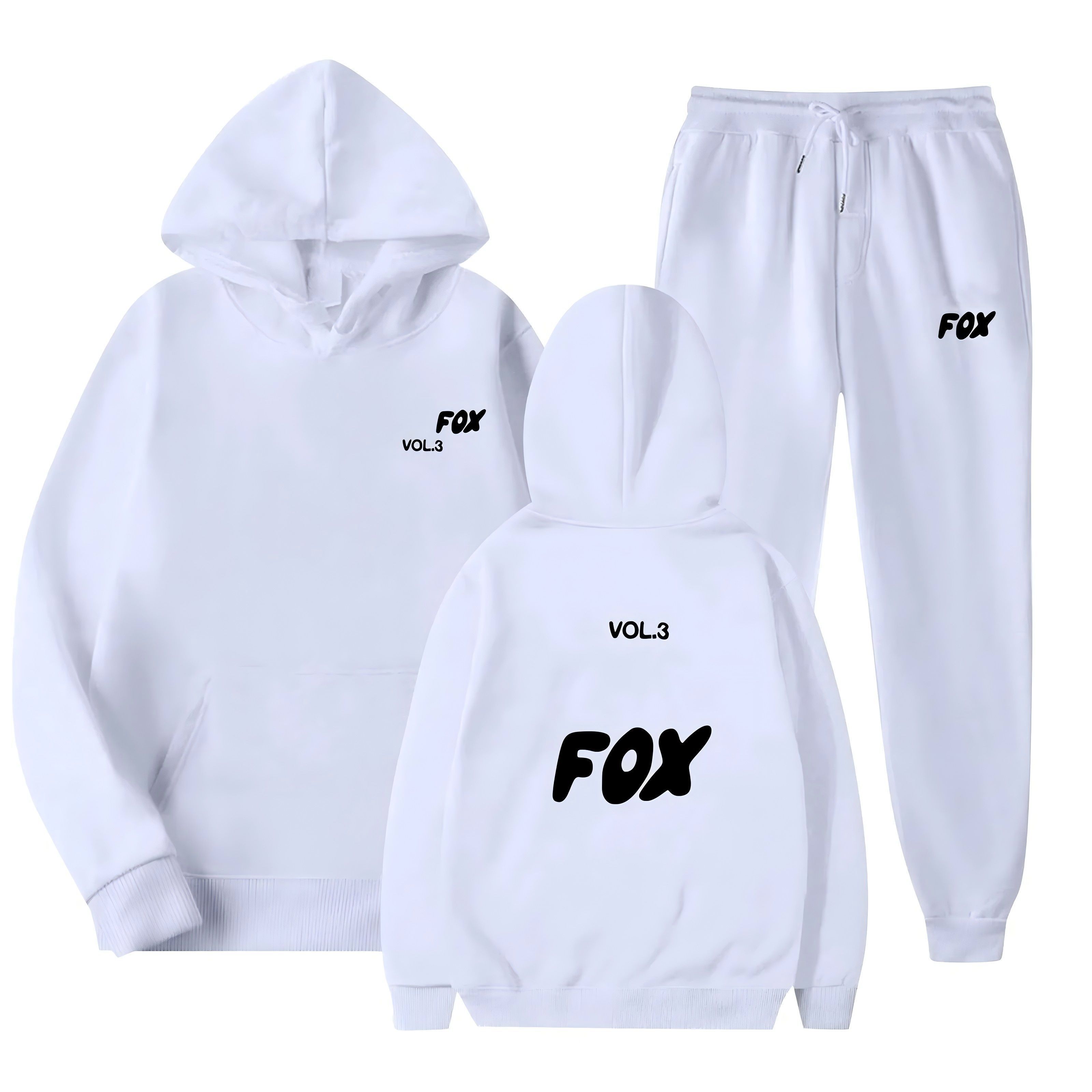 Foxsets Designer Casual Sport Wear Tracksuits Women Two Pieces 2025 New Hoodie White Foxliness Set Fashion Sporty Long Sleeve Pullover Sweatshirt Cee 59